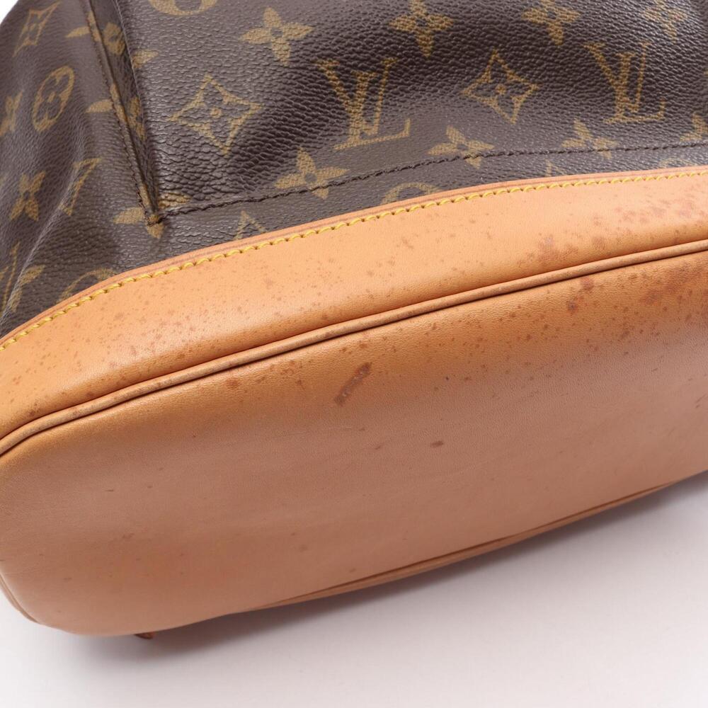 LOUIS VUITTON Brown Monogram Leather Backpack - Picture 8 of 14